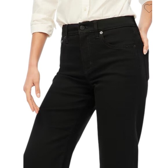 J. Crew Tall black wide-leg crop jean in all-day stretch Size 28 - Picture 2 of 12